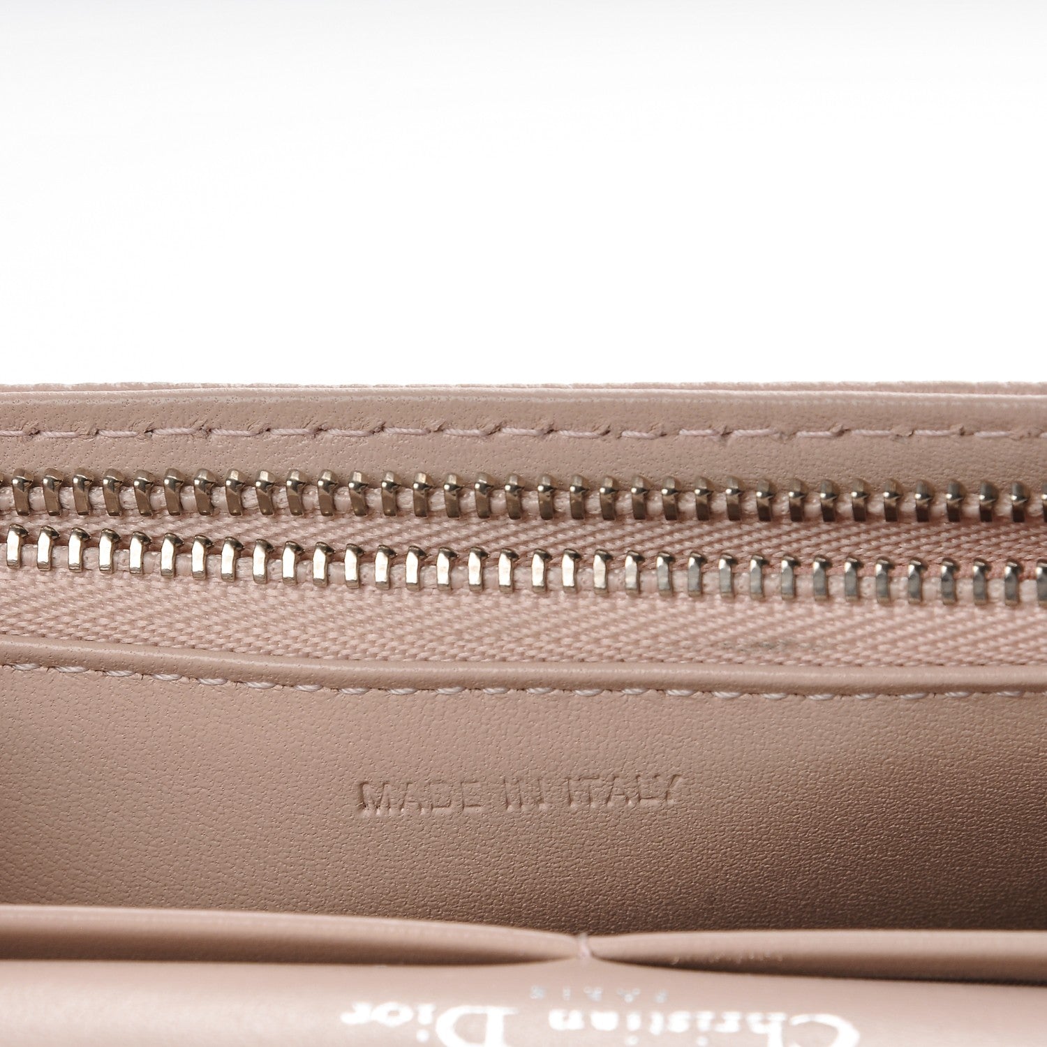 Christian Dior Grained Calfskin Diorama Wallet on Chain Pouch Rose Poudre 7 of 8
