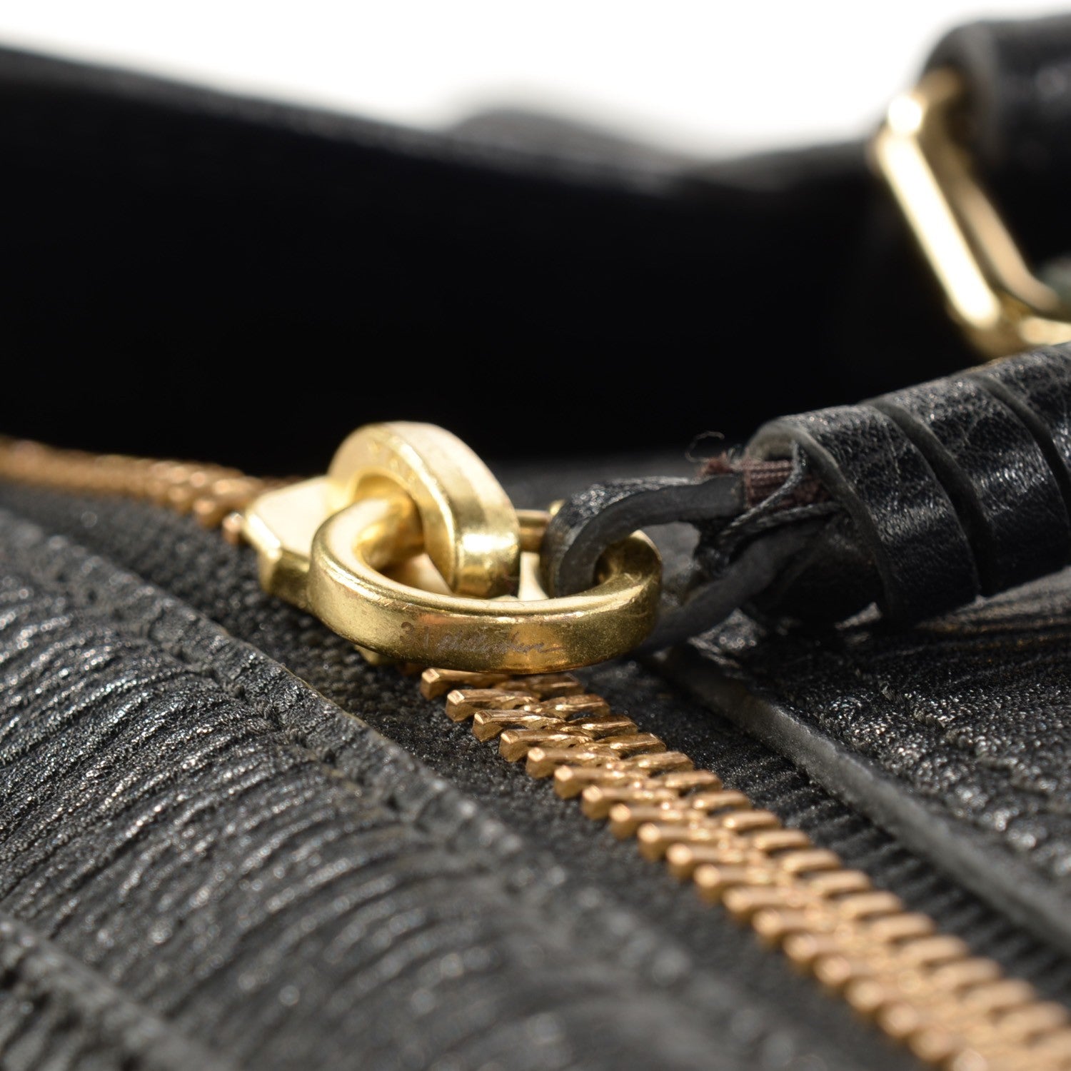 3.1 Phillip Lim 3.1 Textured Calfskin Large Pashli Satchel Black 9 of 14