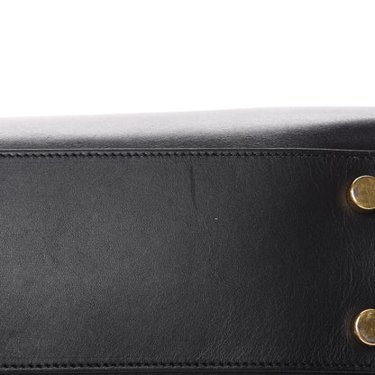 Saint Laurent Soft Calfskin Monogram Cassandre Shopper Black 17 of 19