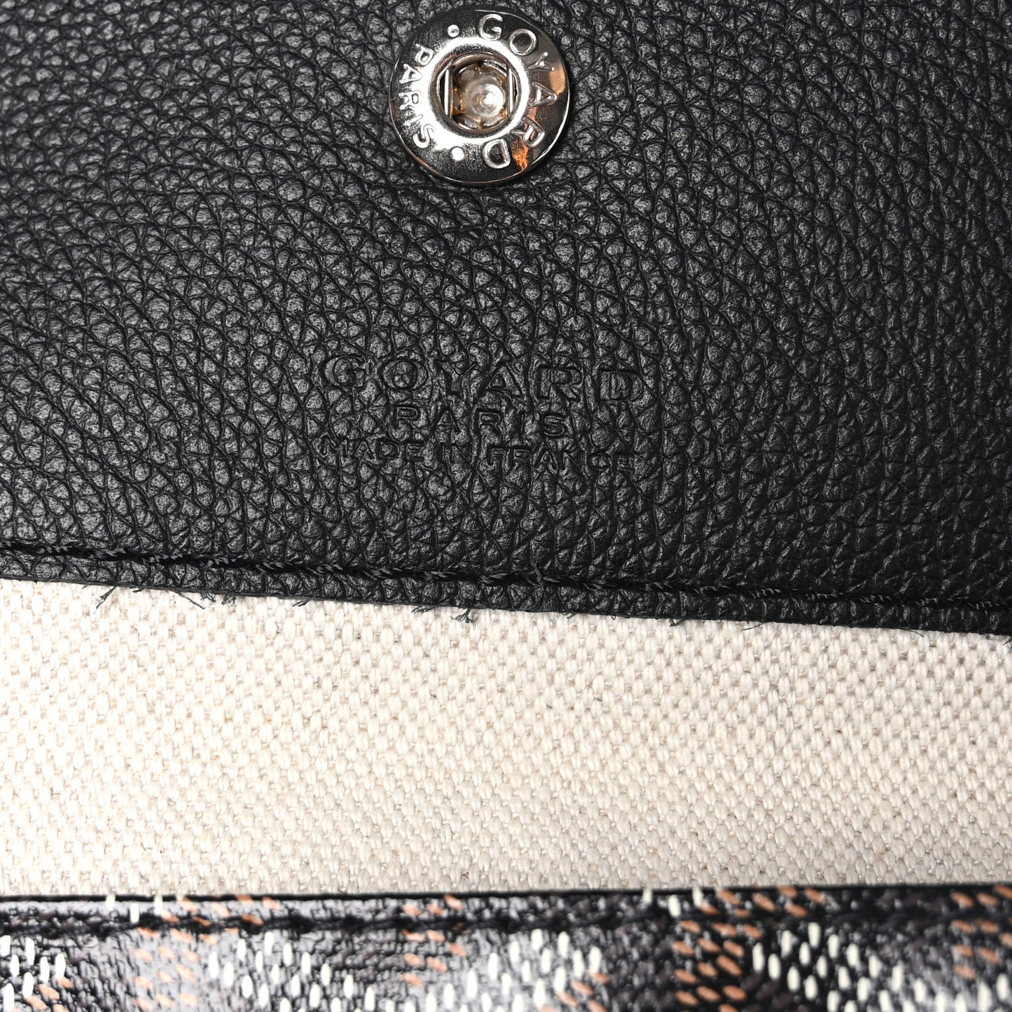 Goyardine Boheme Hobo Black