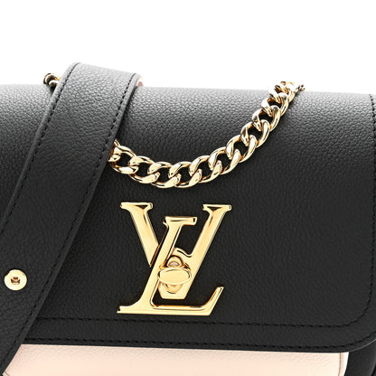 Louis Vuitton Grained Calfskin Lockme Tender Black 7 of 9