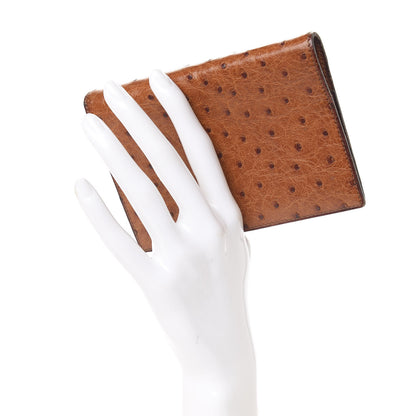 Hermes Ostrich Globe Trotter Agenda Cover PM Gold 2 of 8