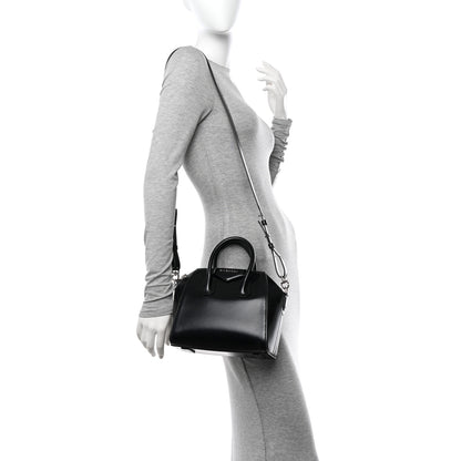 Givenchy Shiny Lord Calfskin Mini Antigona Black 2 of 10