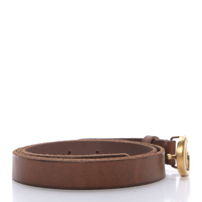 Gucci Faded Calfskin Double G 20mm Belt 85 34 Cuir 2 of 4