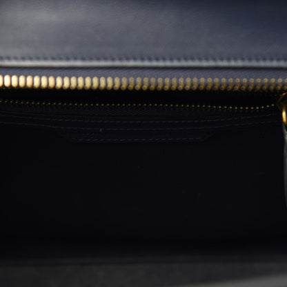 Celine Smooth Calfskin Micro Luggage Navy Blue 8 of 9