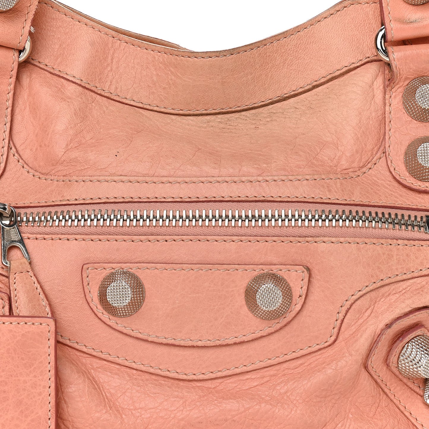 Agneau Giant 21 Silver Hardware City Vieux Rose