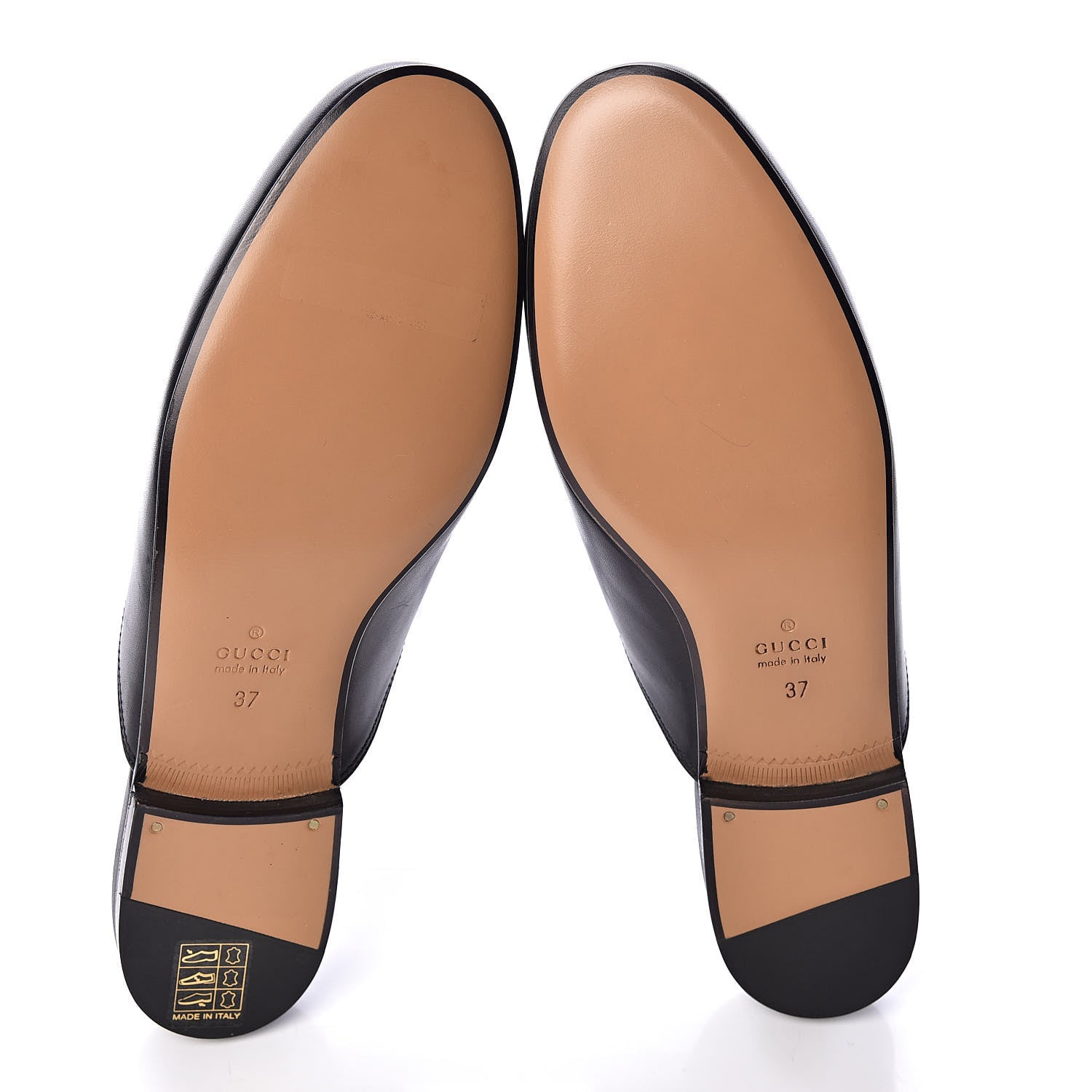 Gucci Calfskin Crystal Tiger Embroidered Womens Princetown Slippers 37 Black 5 of 10