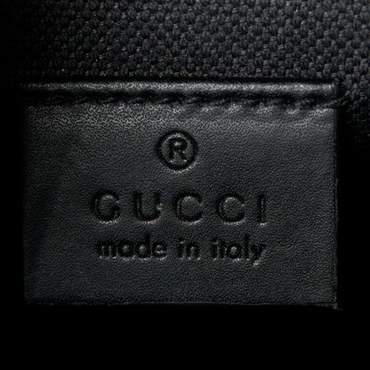 Gucci GG Supreme Monogram Appia Calfskin Web Small Camera Messenger Bag Black Grey 6 of 12