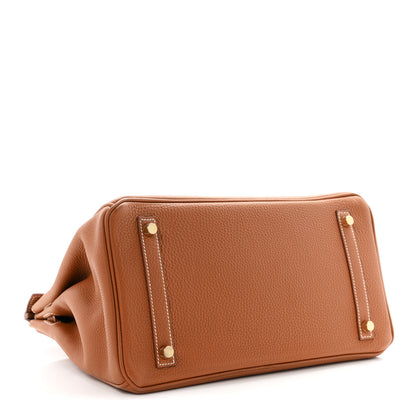 Hermes Togo Birkin 30 Gold 3 of 9