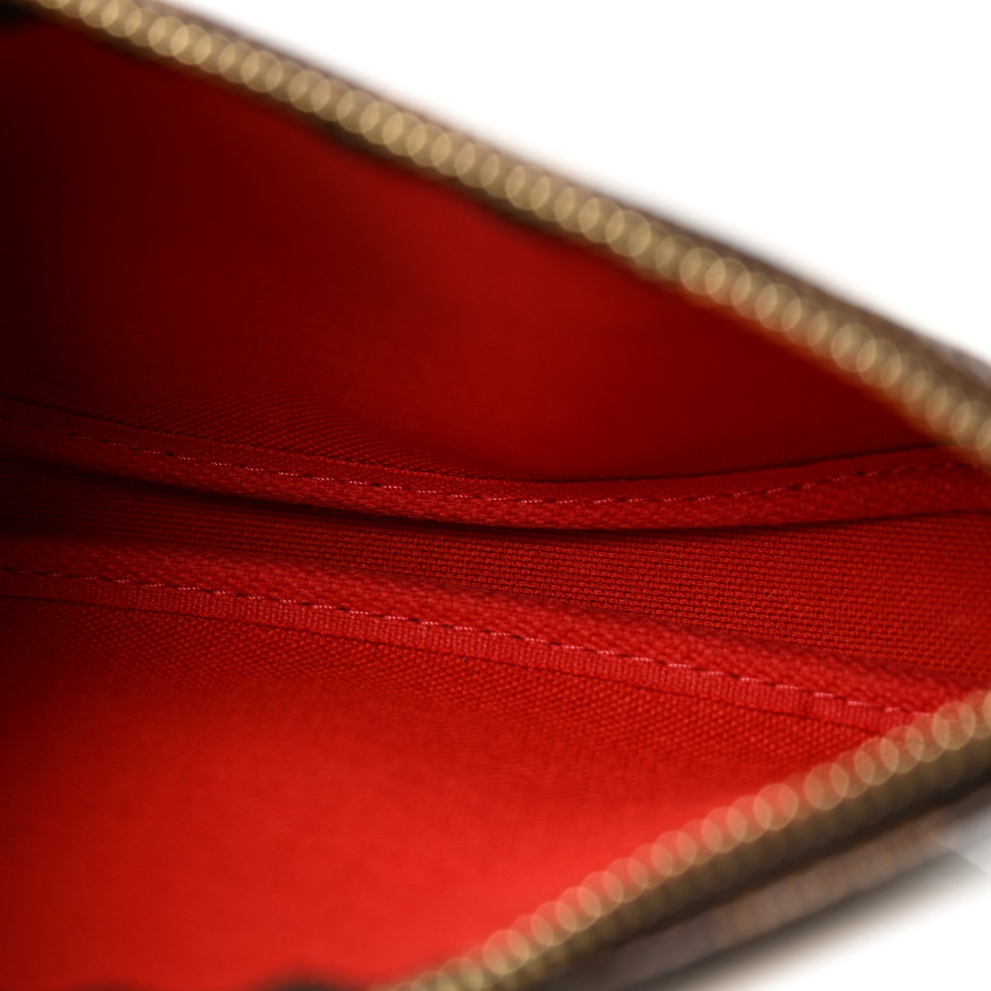 Damier Ebene 2019 Christmas Animation Mini Pochette Accessories Red