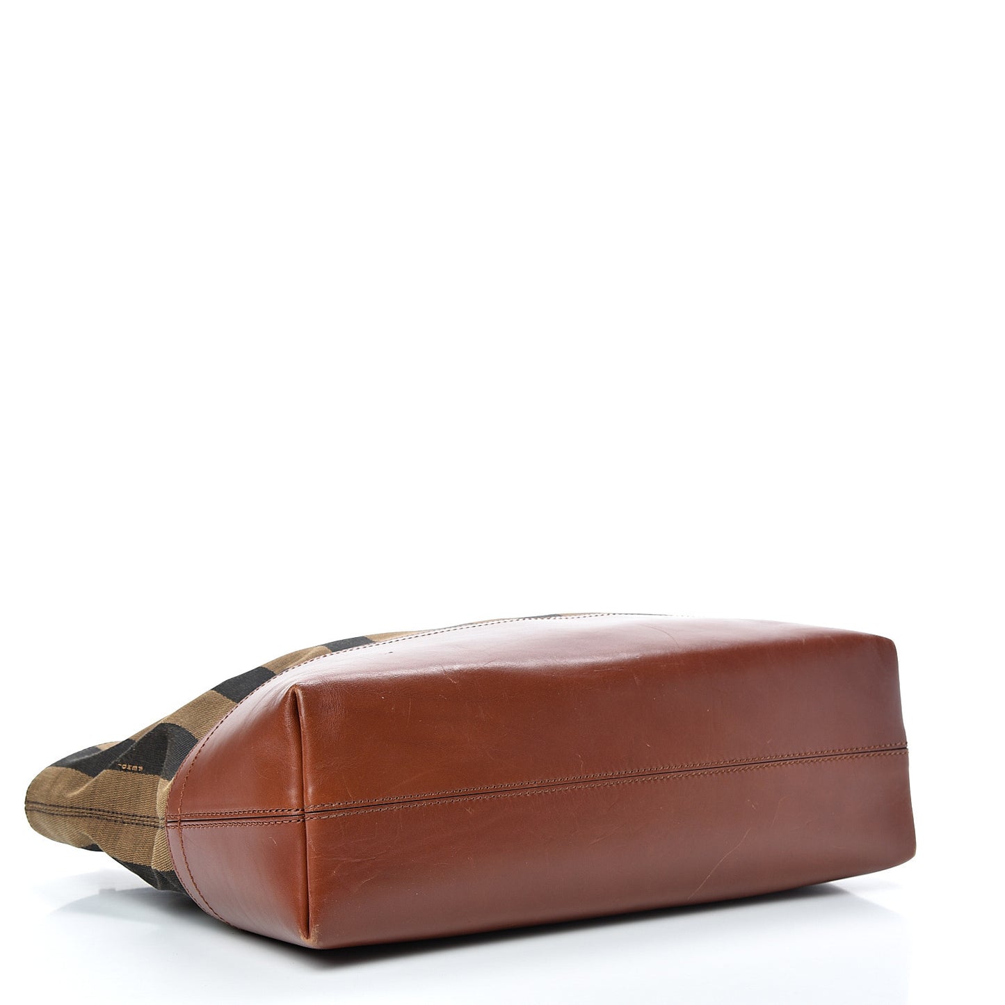 Pequin Cuoio Vegetale Medium Roll Tote Tobacco Cuoio Miele