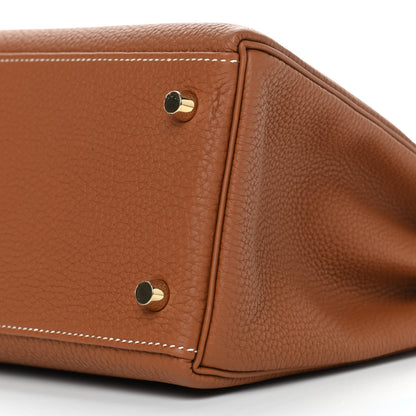 Hermes Togo Kelly Retourne 28 Gold 9 of 9