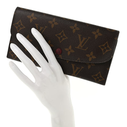Louis Vuitton Monogram Emilie Wallet Red 2 of 11