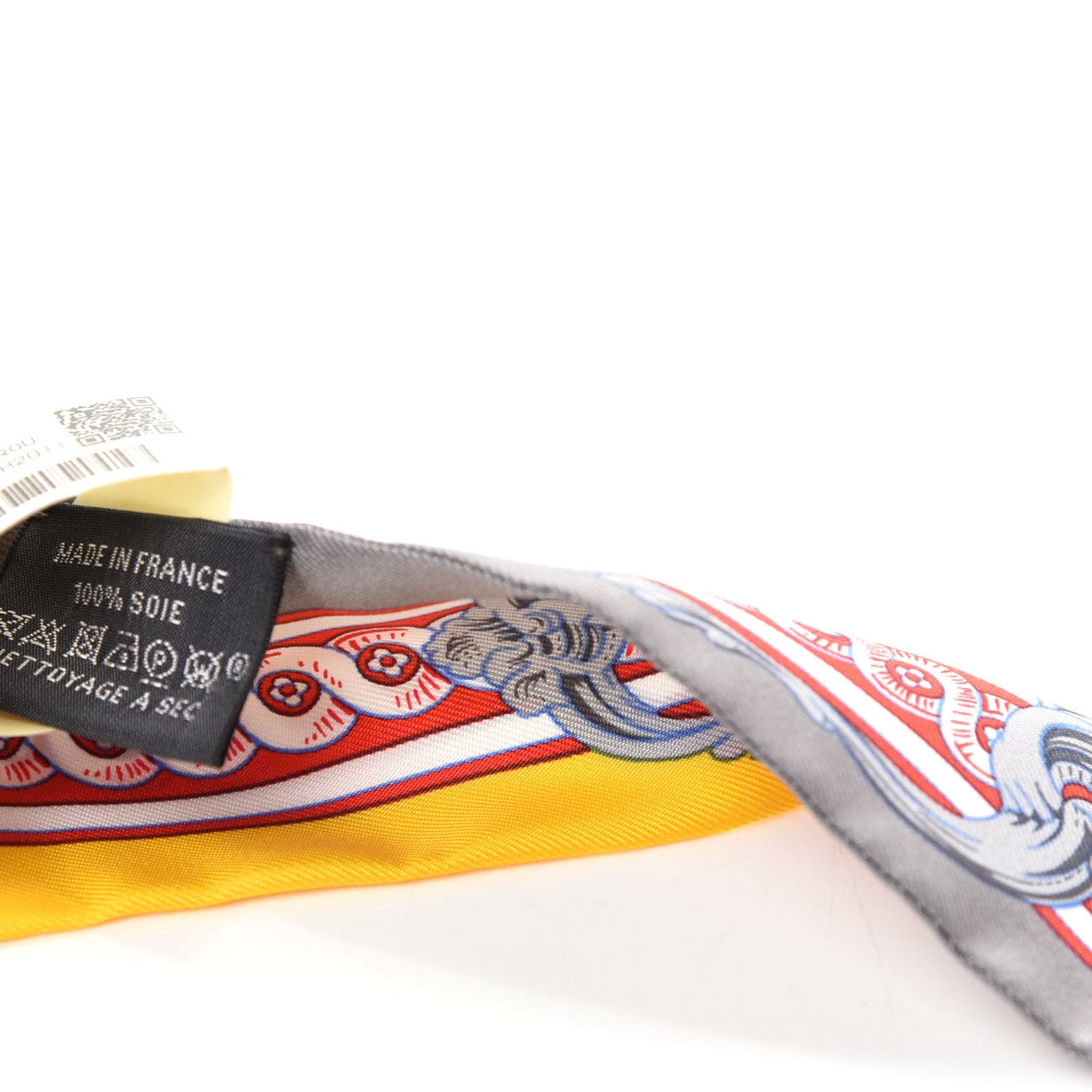 Silk Bride De Cour Twilly Gris Jaune Vif Rouge