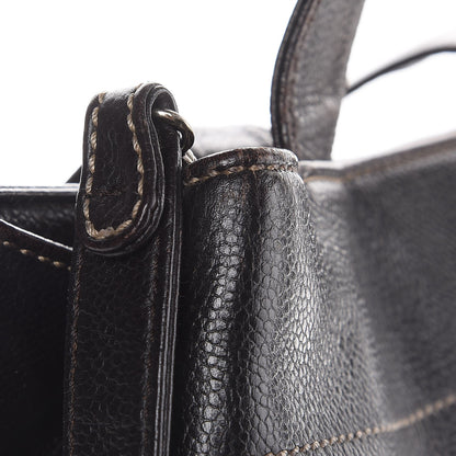 Chanel Caviar CC Shoulder Bag Brown 9 of 14