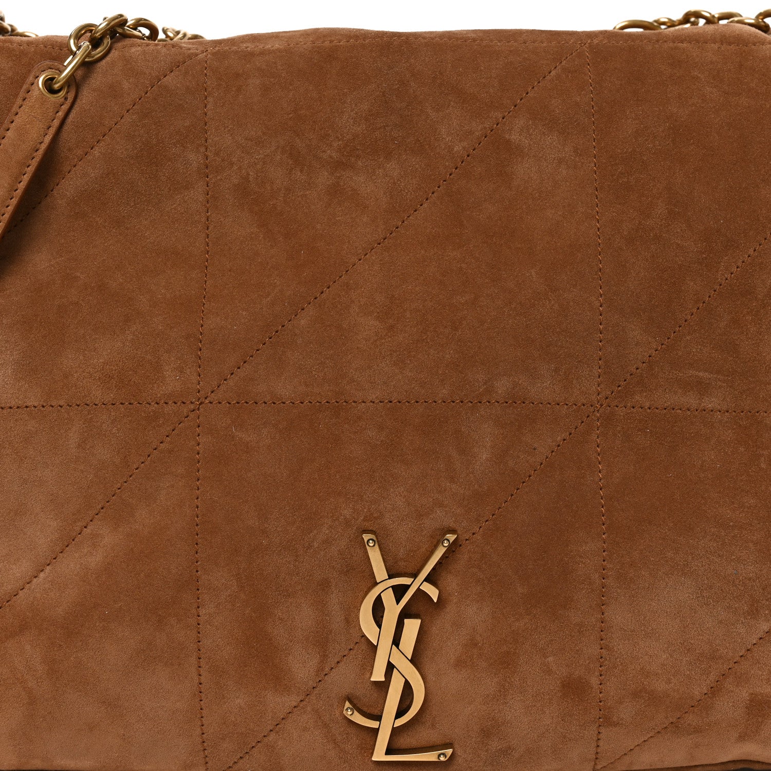 Saint Laurent Suede Matelasse Monogram Large Jamie 4.3 Snuff 8 of 10