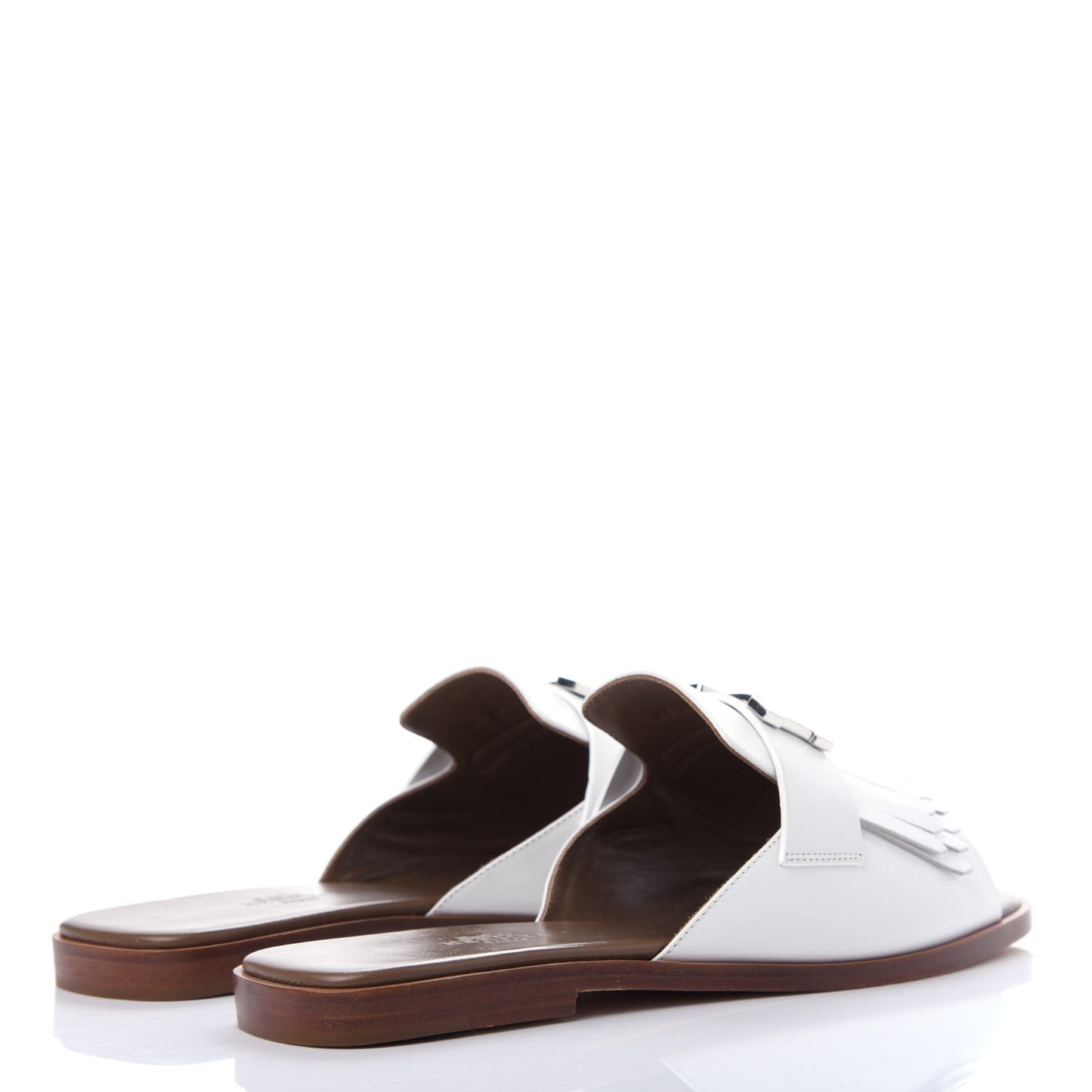 Calfskin Auteuil Sandals 37 White