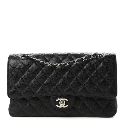 Chanel Caviar Quilted Medium Double Flap Black 1 of 10