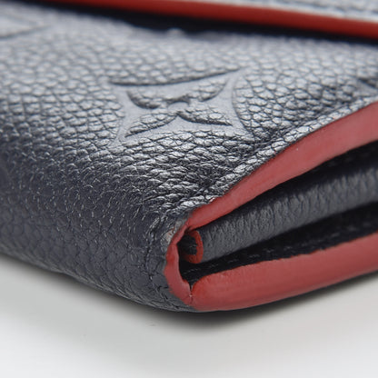 Louis Vuitton Empreinte Sarah Wallet NM Marine Rouge 8 of 9