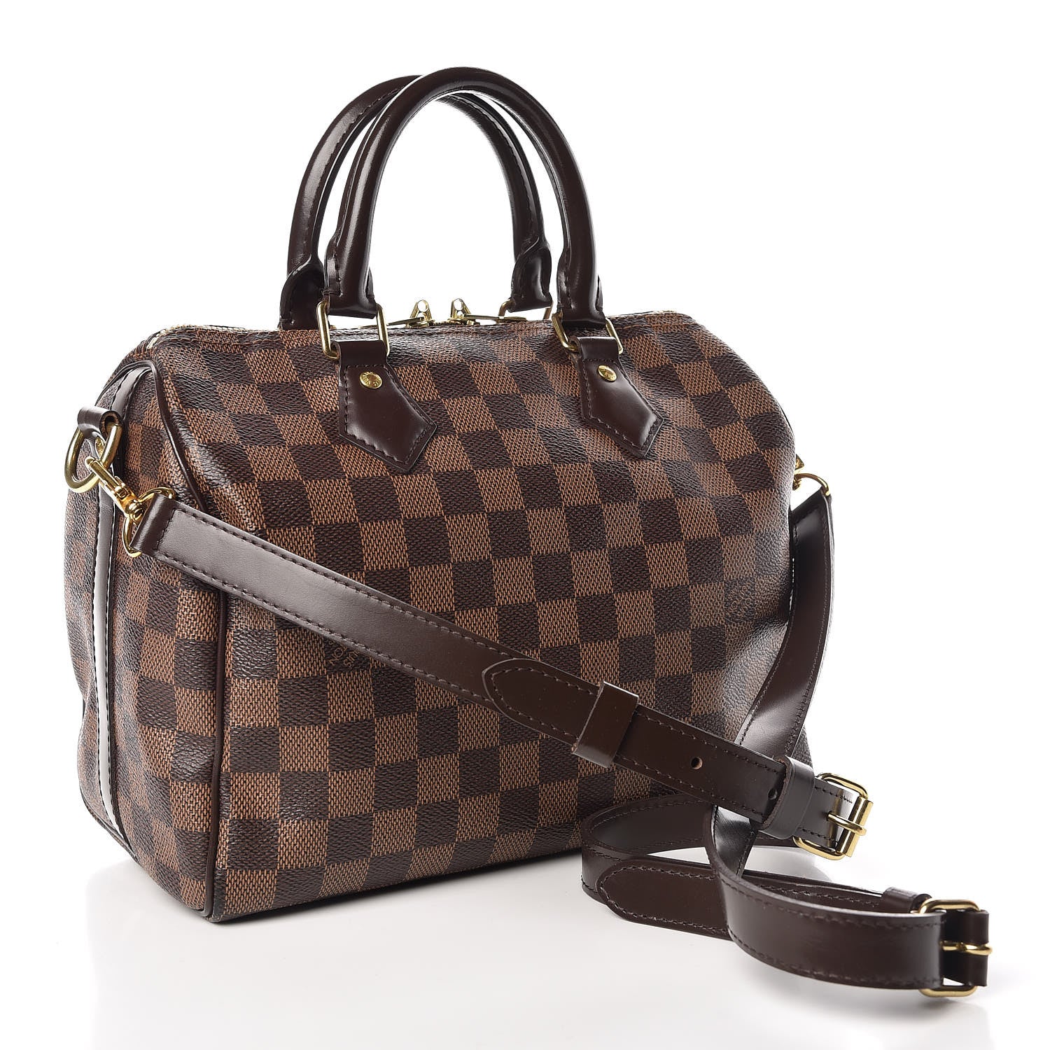 Louis Vuitton Damier Ebene Speedy Bandouliere 25 3 of 10