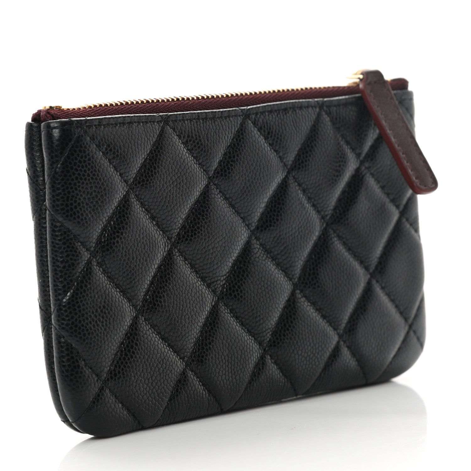 Chanel Caviar Quilted Small Cosmetic Case Black 3 of 8