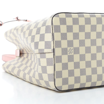 Louis Vuitton Damier Azur Neonoe MM Eau De Rose 9 of 11