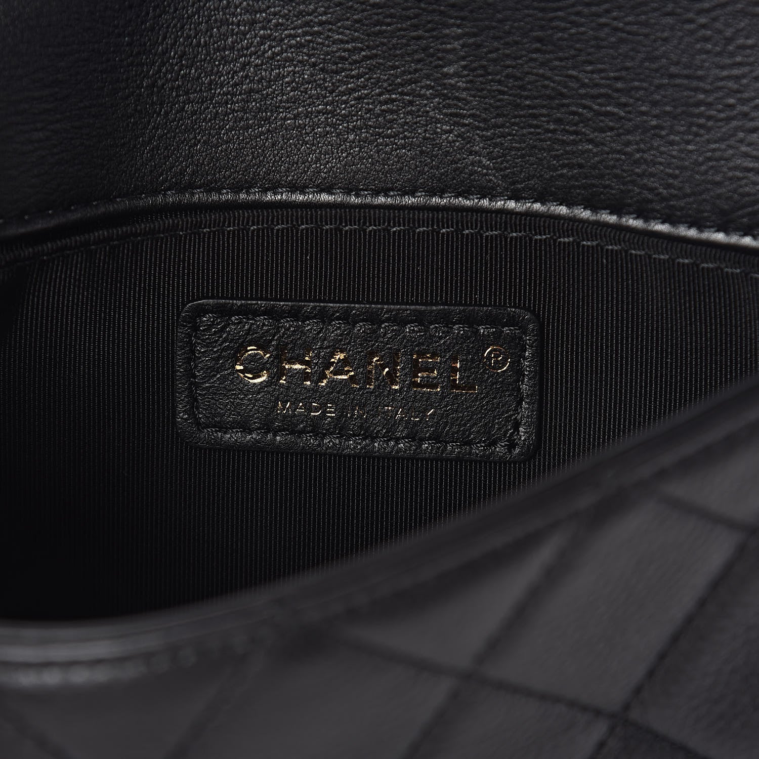 Chanel Calfskin Quilted Flap Waist Bag Black 6 of 9