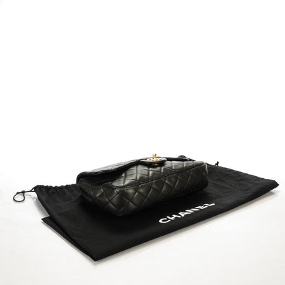 Chanel Lambskin Quilted Medium Cruise Charm Single Flap Black 4 of 8