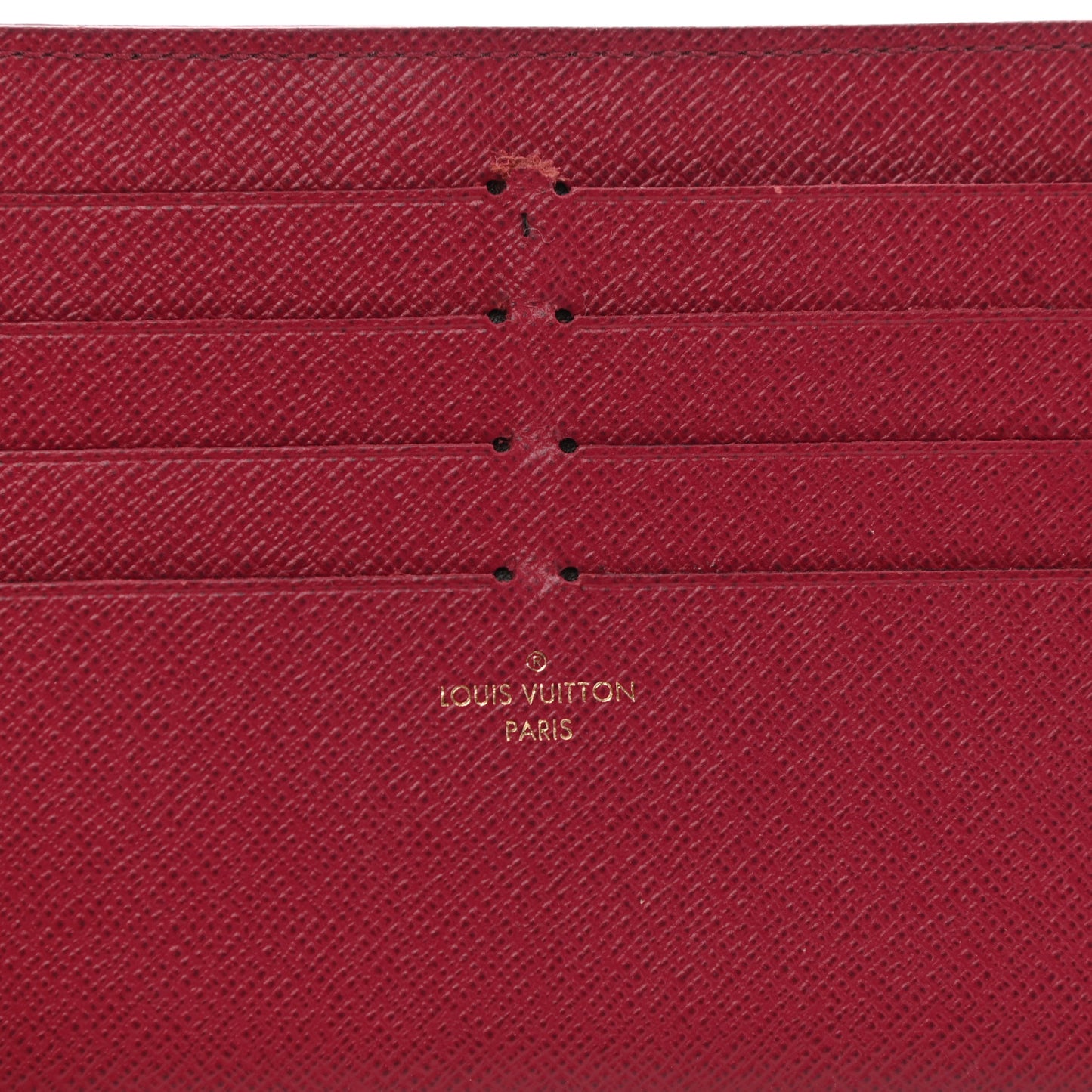 Calfskin Felicie Card Holder Insert Fuchsia