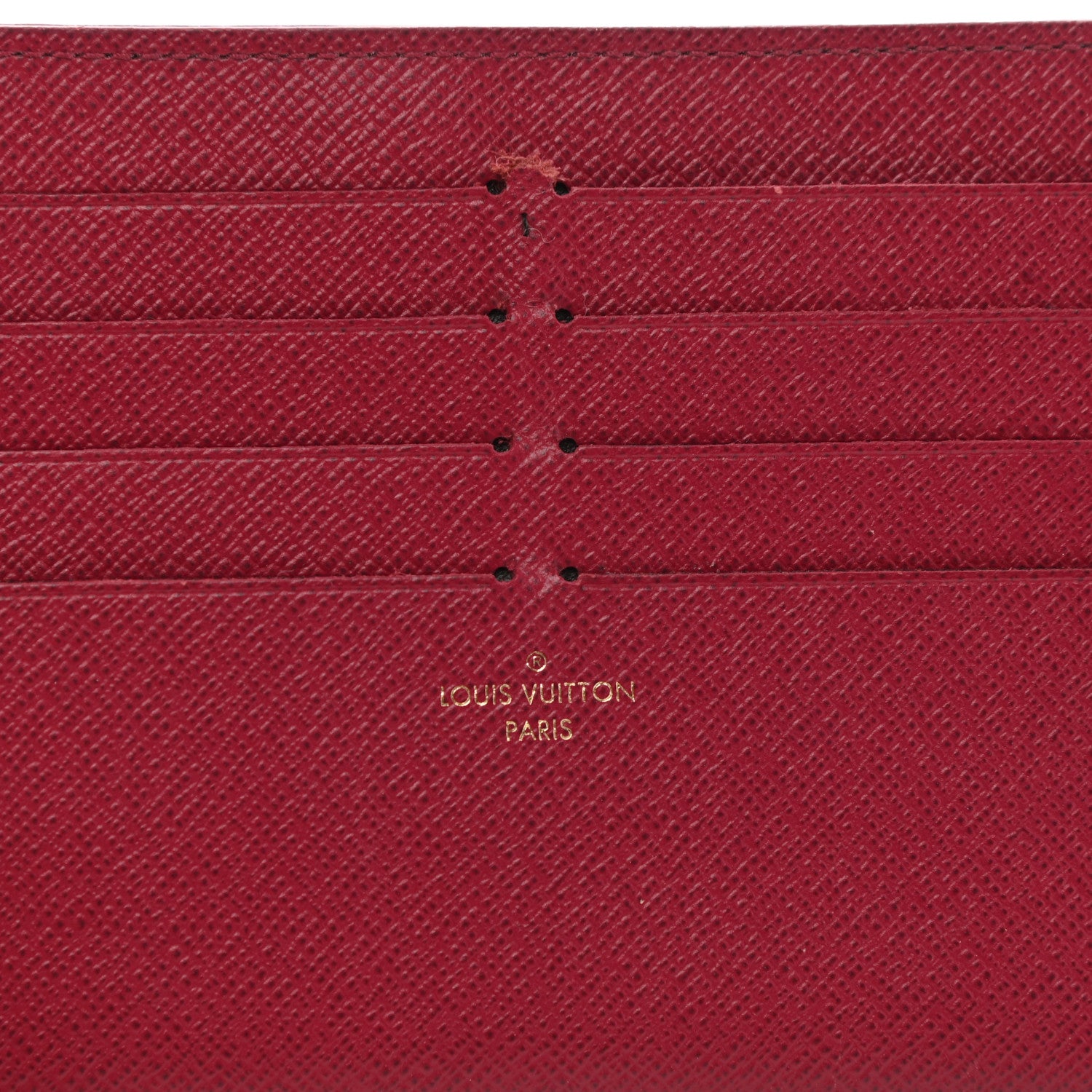 Louis Vuitton Calfskin Felicie Card Holder Insert Fuchsia 6 of 9