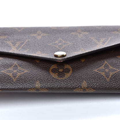 Louis Vuitton Monogram Jeanne Wallet Fuchsia 12 of 13