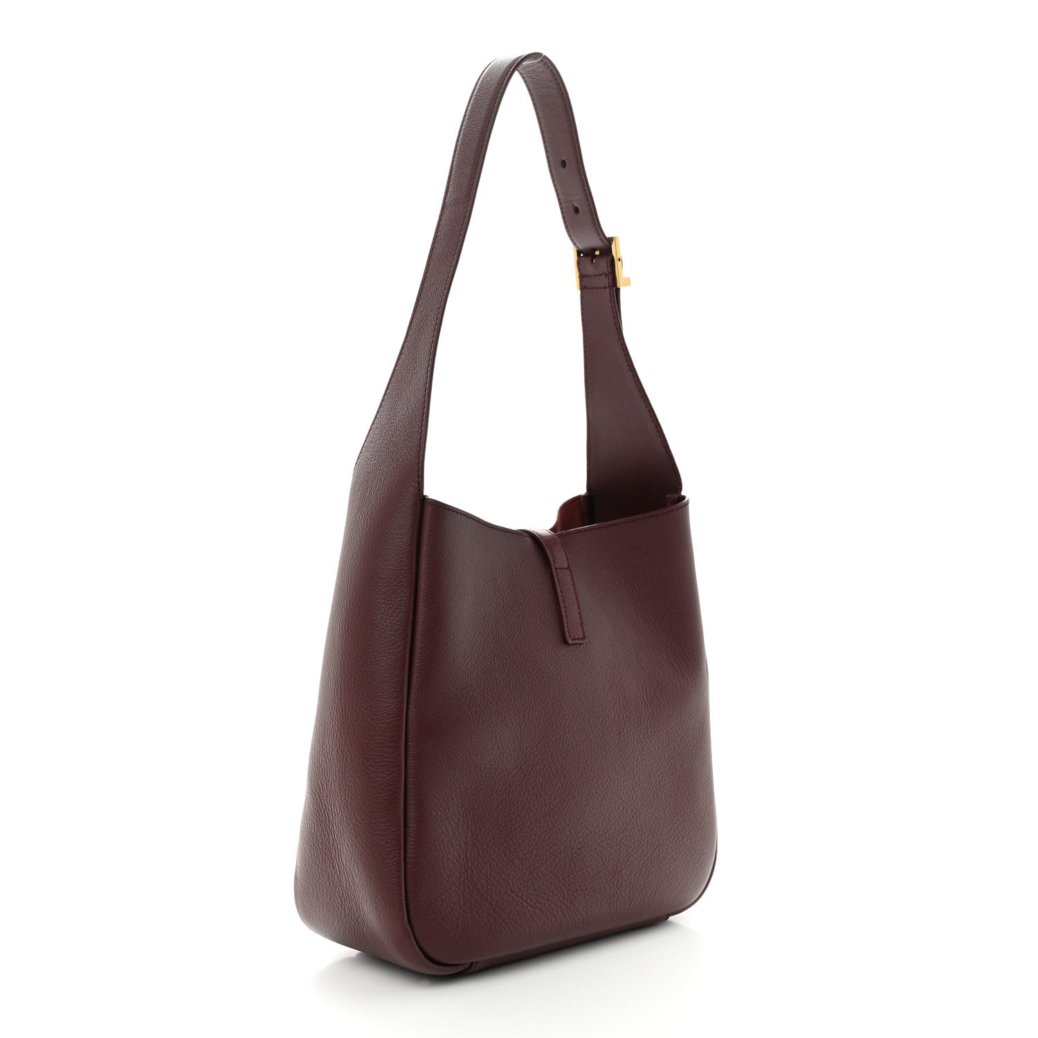 Saint Laurent Smooth Calfskin Small Le 5 A 7 Soft Hobo Rouge Legion 3 of 12