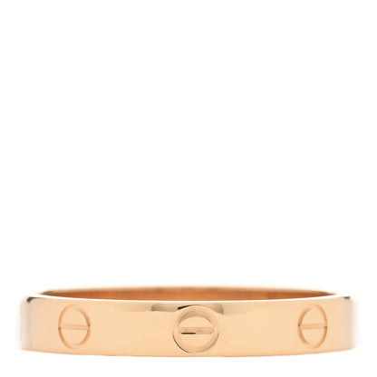 Cartier 18K Yellow Gold 3.5mm LOVE Wedding Band Ring 62 10 3 of 5