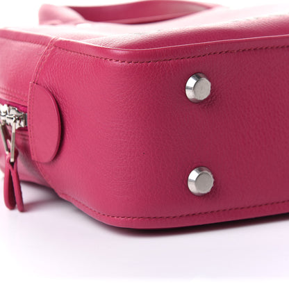 Balenciaga Shiny Day Calfskin XS Triangle Square Bag Pink 9 of 10
