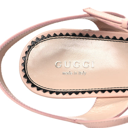 Gucci Malaga Kid Interlocking G Studs 155mm Platform Sandals 41 Perfect Pink 7 of 8