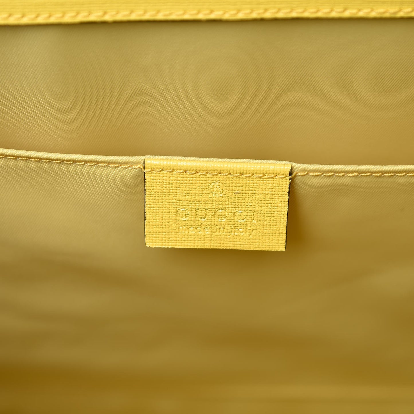 GG Supreme Monogram Beetles Childrens Backpack Beige Yellow