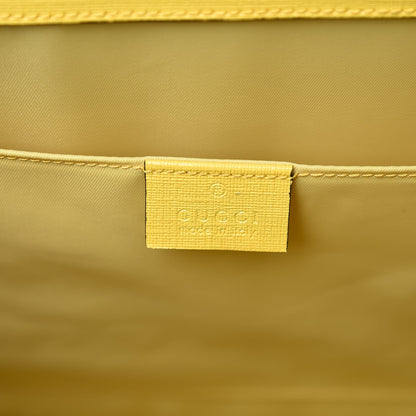 Gucci GG Supreme Monogram Beetles Childrens Backpack Beige Yellow 6 of 9