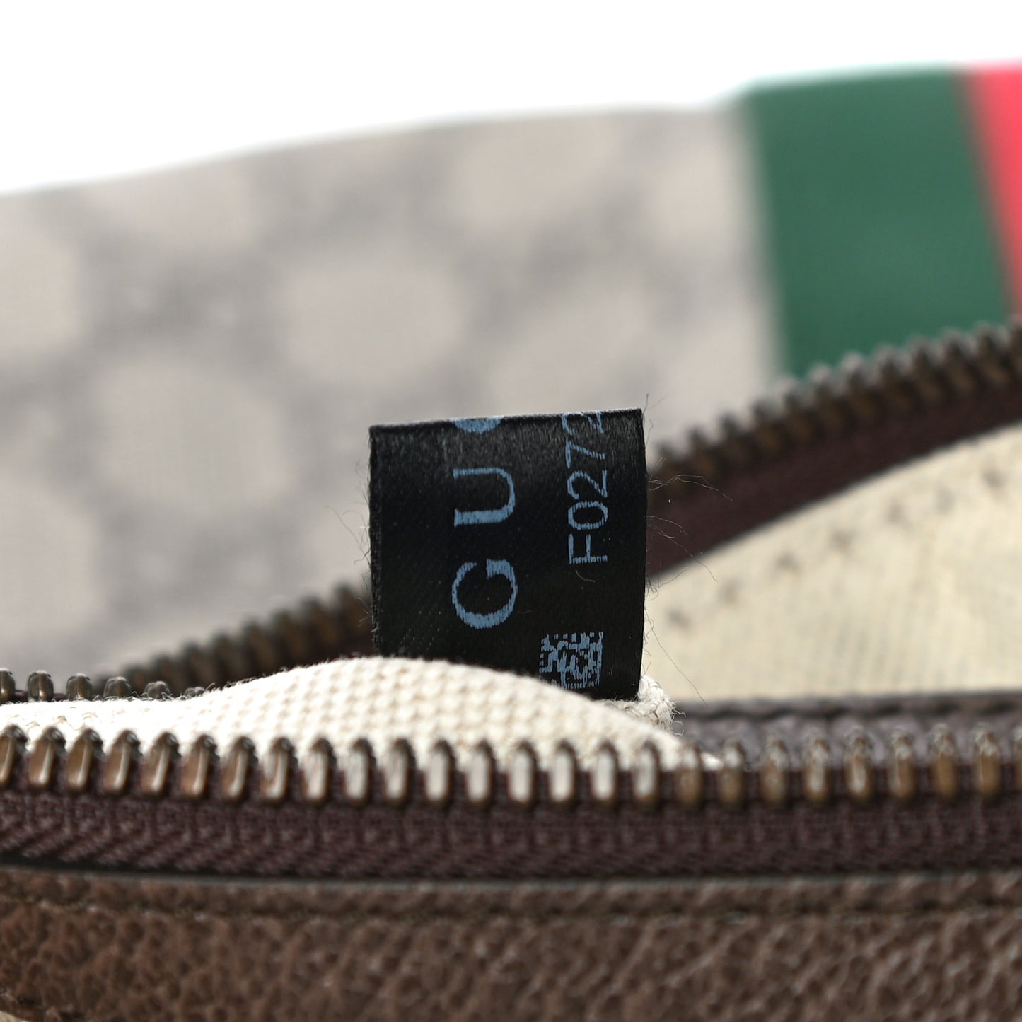 GG Supreme Monogram Web Ophidia Half Moon Hobo Brown