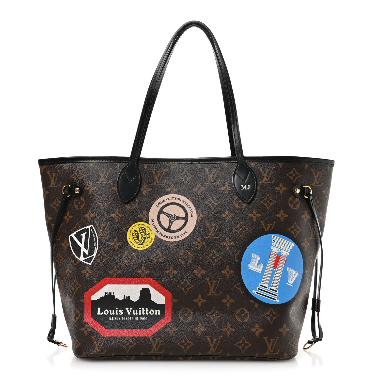 Louis Vuitton Monogram World Tour Neverfull MM 1 of 12