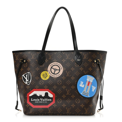 Louis Vuitton Monogram World Tour Neverfull MM 1 of 12