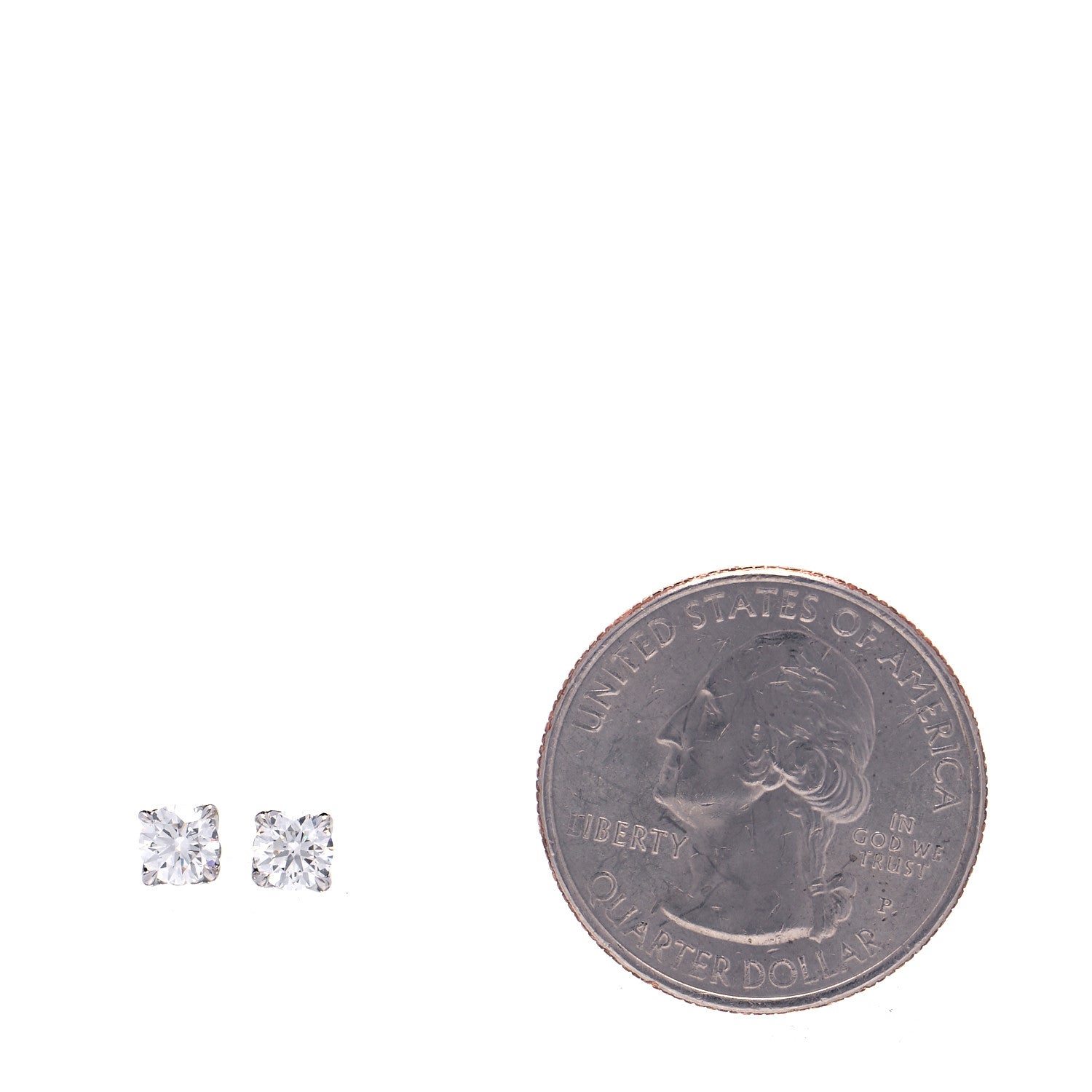 David Yurman Platinum Diamond .60ctw Stud Earrings 2 of 6
