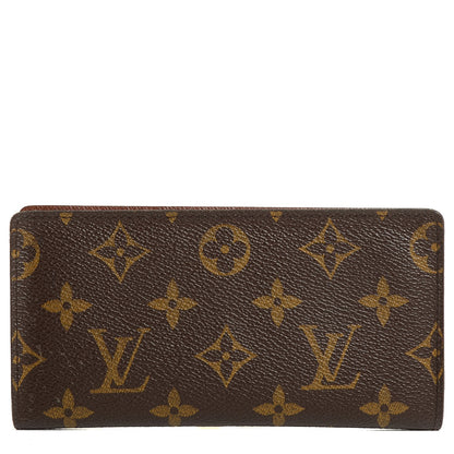 Louis Vuitton Monogram Simple Checkbook Holder Wallet 1 of 7
