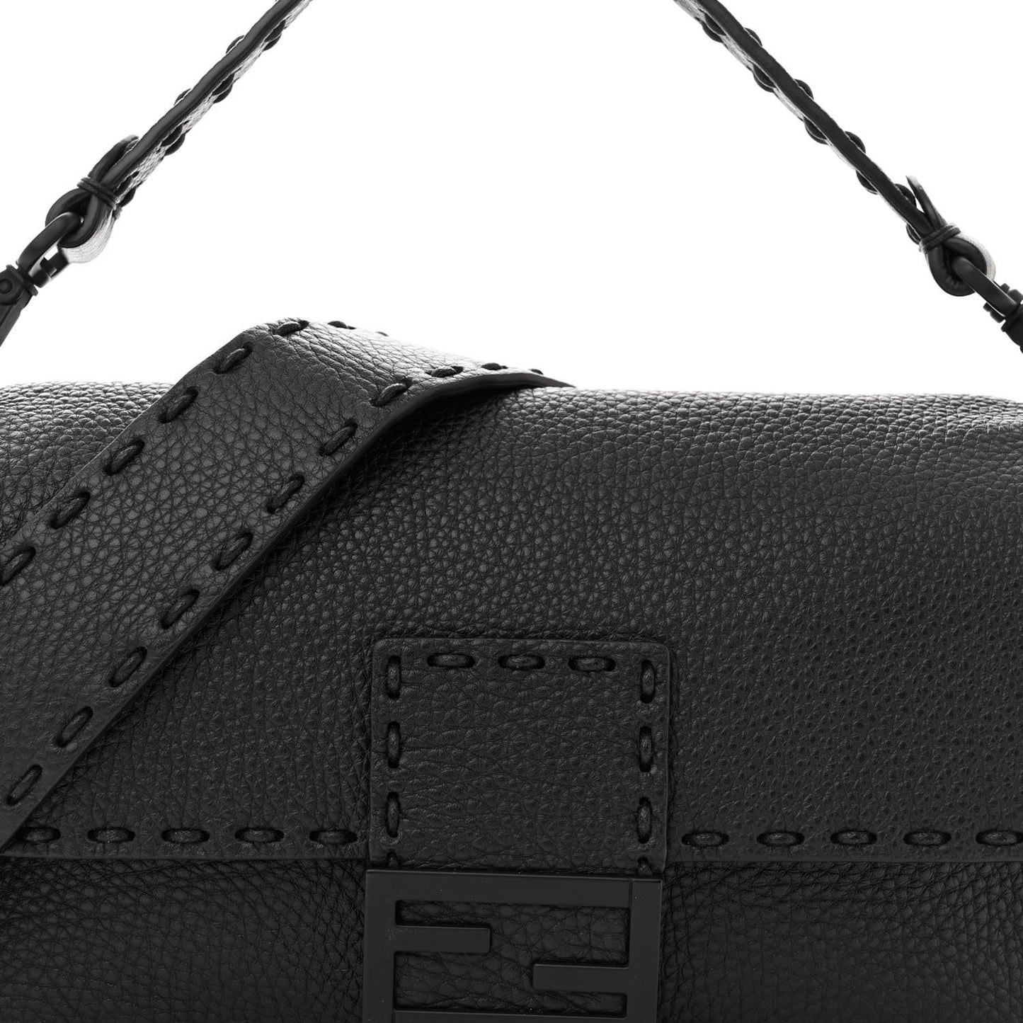 Cuoio Romano Selleria Baguette Black
