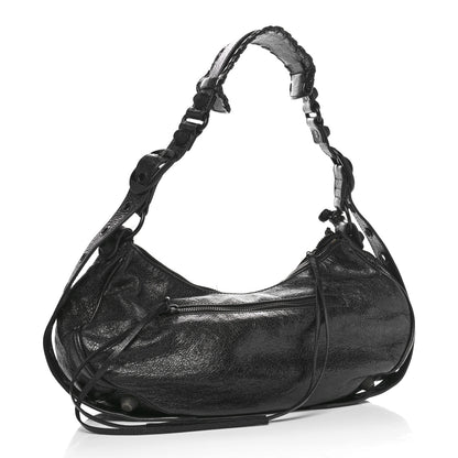 Balenciaga Agneau Arena Monochrome Small Le Cagole Shoulder Bag Black 4 of 14