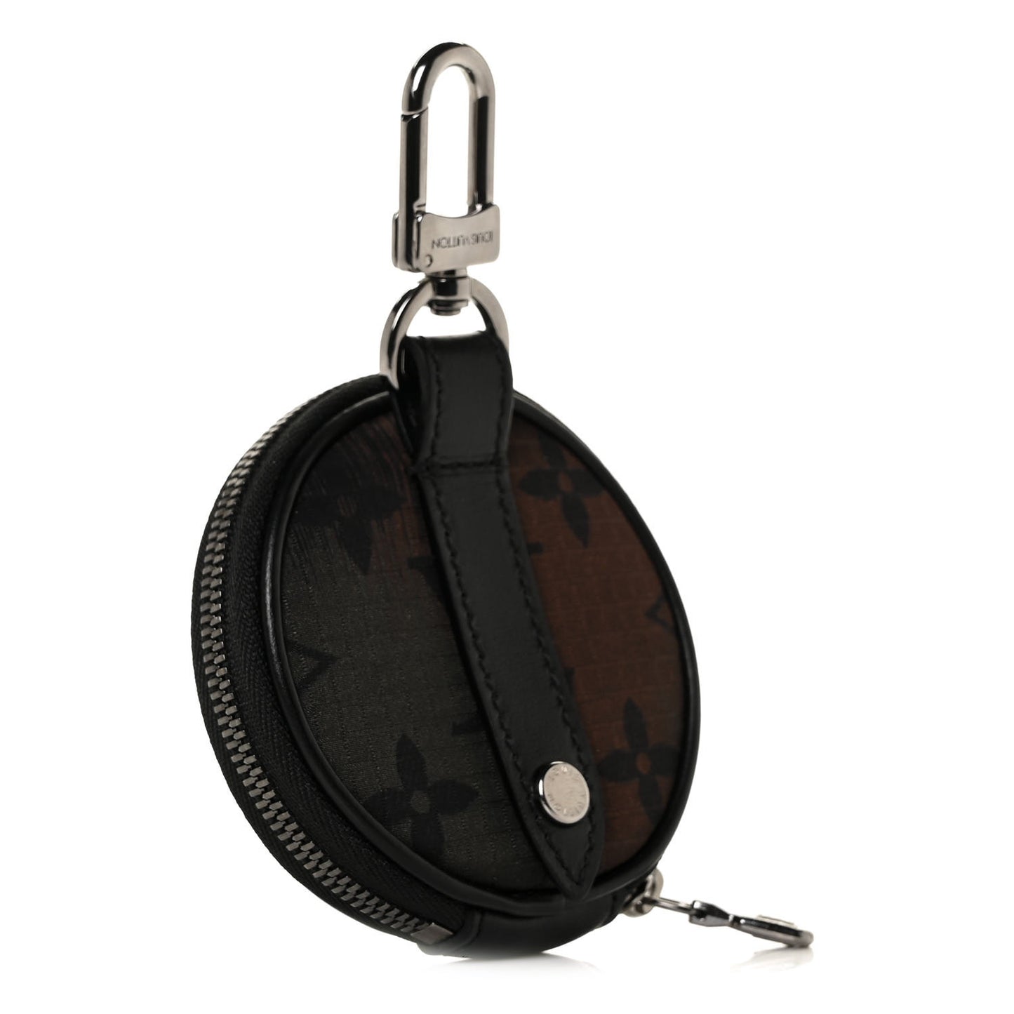 Nylon Monogram Camouflage Coin Pouch Green