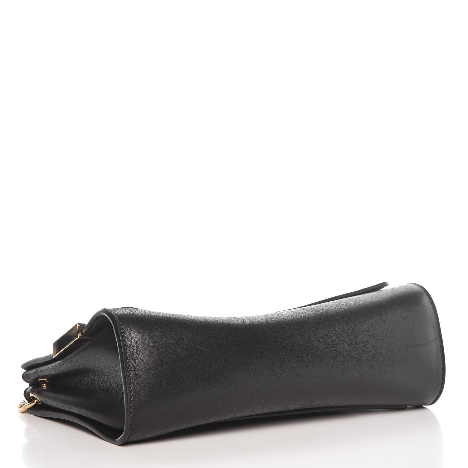 Chloe Lambskin Medium Elle Chain Clutch Black 4 of 13