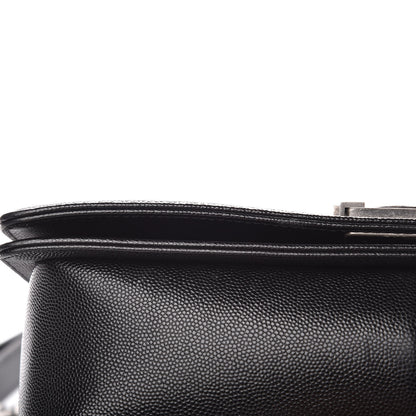 Chanel Caviar Quilted New Medium Boy Flap Black 10 of 13