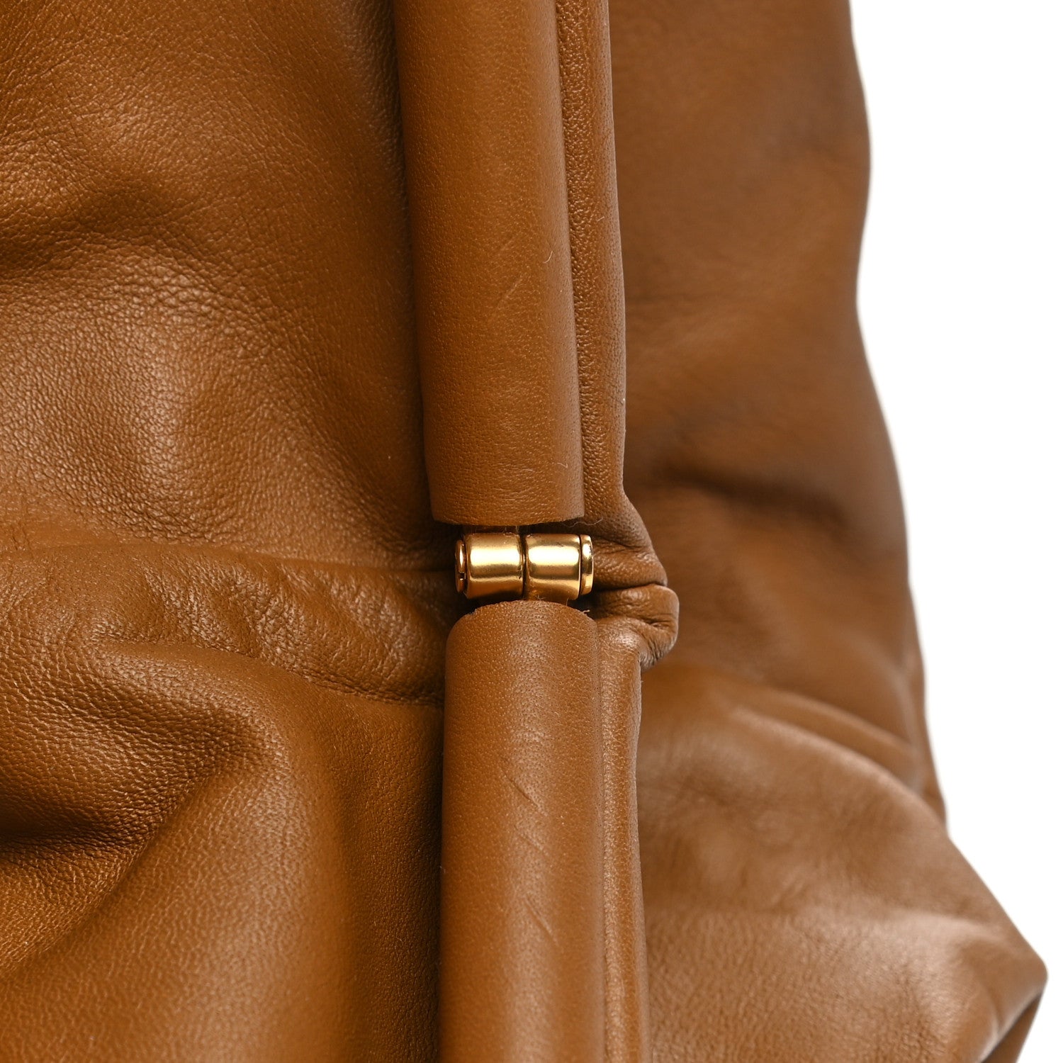 Bottega Veneta Smooth Butter Calf The Pouch Oversized Clutch Cammello 8 of 8