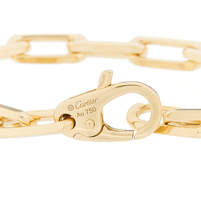 Cartier 18K Yellow Gold Santos de Cartier Link Chain Bracelet 4 of 4