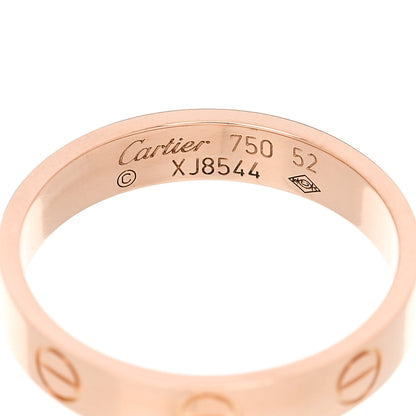 Cartier 18K Pink Gold 3.5mm LOVE Wedding Band Ring 52 6 4 of 5